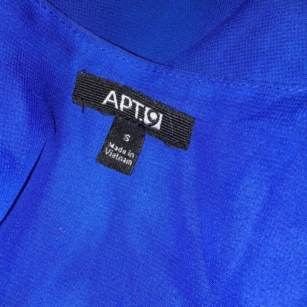 Blue long spaghetti strap shirt